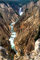 grand canyon of yellowstone : from artist's point